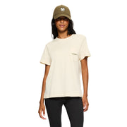 Polera Manga Corta Mujer Relaxed Pocket Beige Merrell