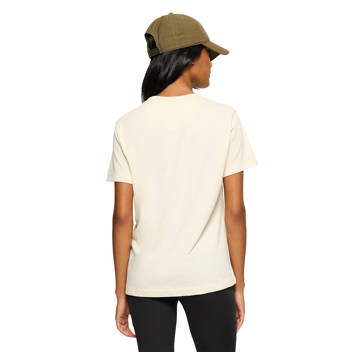 Polera Manga Corta Mujer Relaxed Pocket Beige Merrell