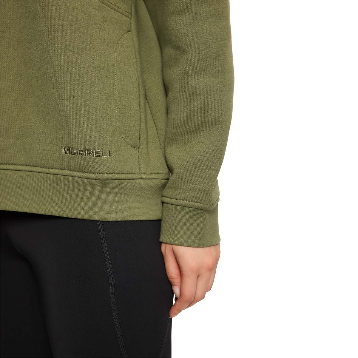 Poleron Mujer Relaxed Hoody Verde Merrell