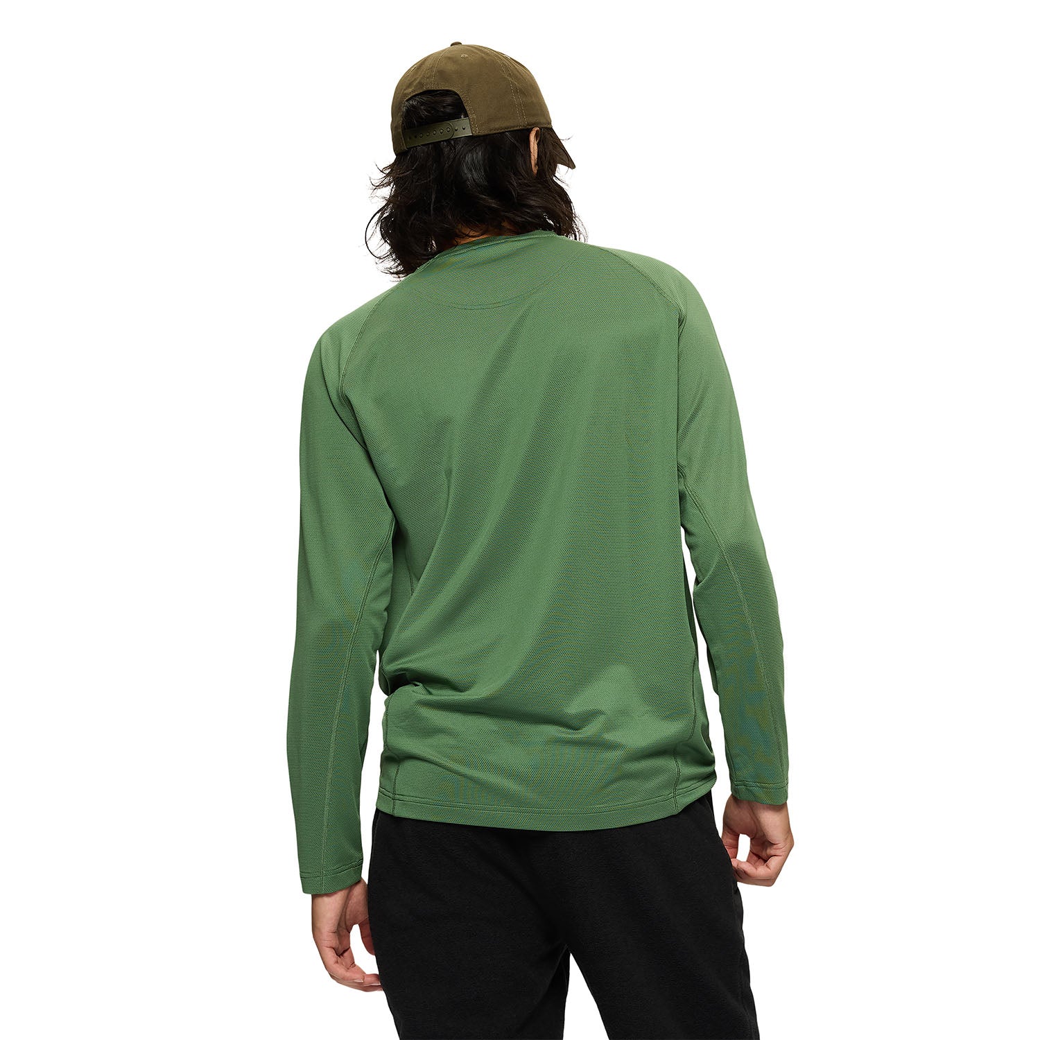Polera Manga Larga Hombre Tech Verde Merrell