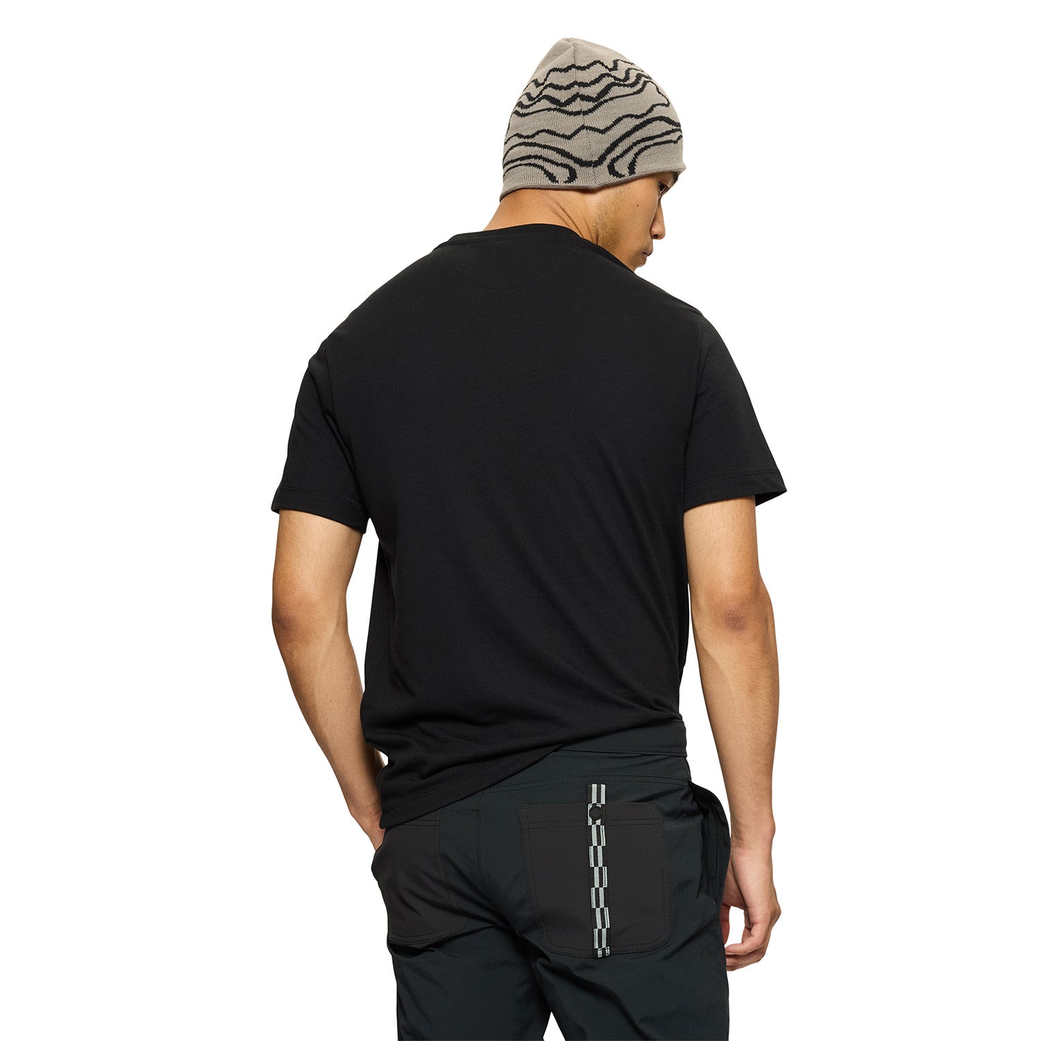 Polera Manga Corta Hombre Relaxed Pocket Negro Merrell