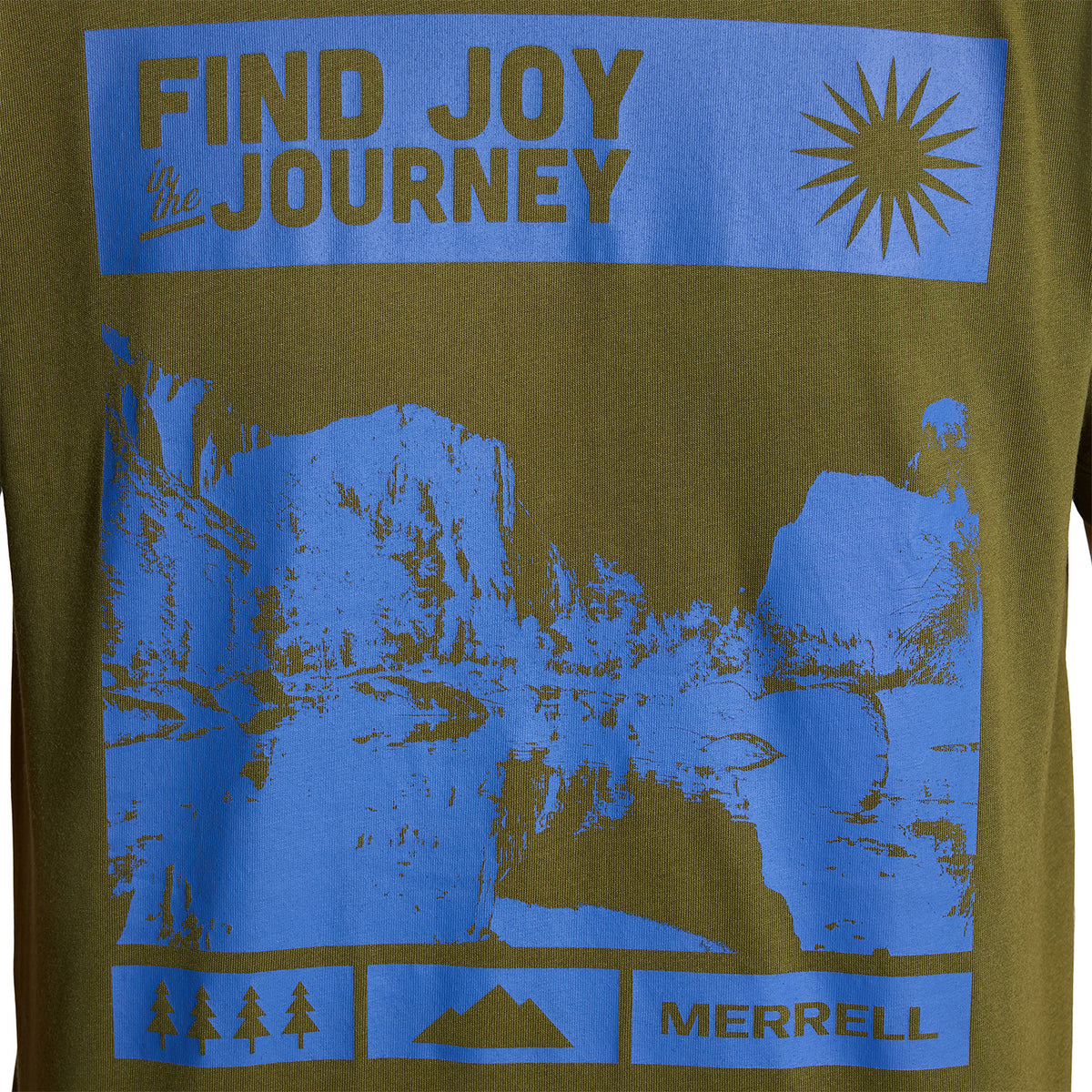 Polera Manga Corta Hombre Joy Verde Merrell