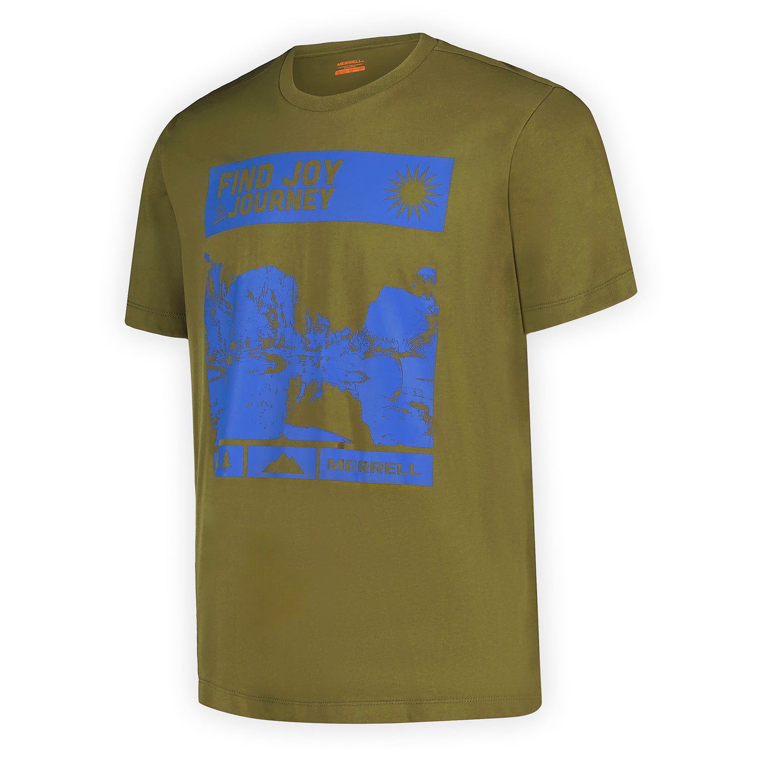 Polera Manga Corta Hombre Joy Verde Merrell