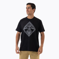 Polera Manga Corta Hombre Worry Less Negro Merrell