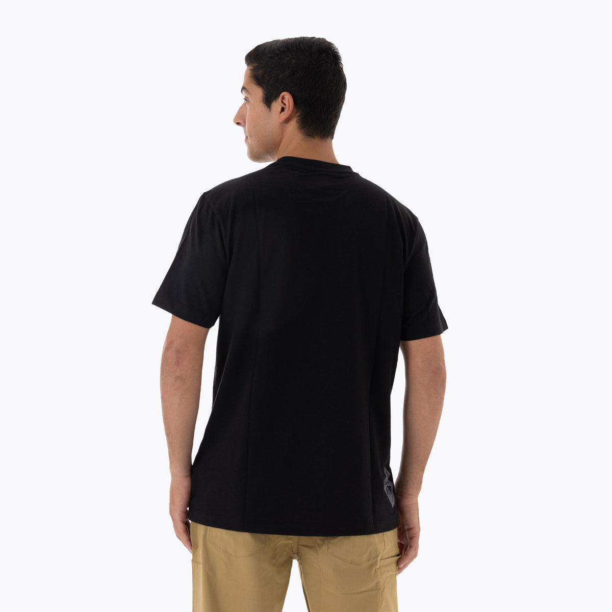 Polera Manga Corta Hombre Worry Less Negro Merrell