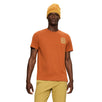 Polera Manga Corta Hombre Nature Naranjo Merrell