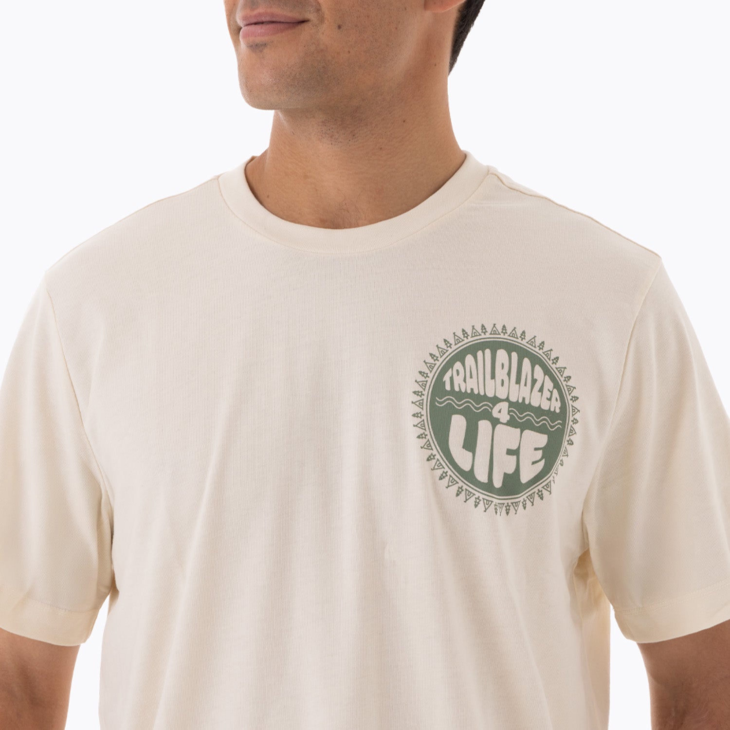 Polera Manga Corta Hombre Trailblazer 4 Life Beige Merrell