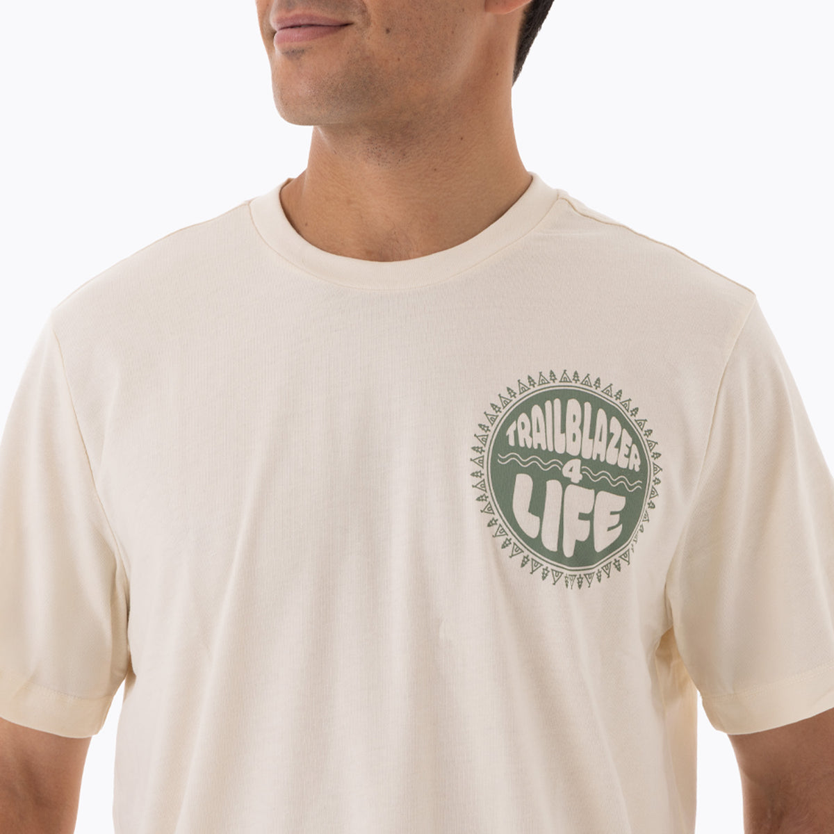 Polera Manga Corta Hombre Trailblazer 4 Life Beige Merrell