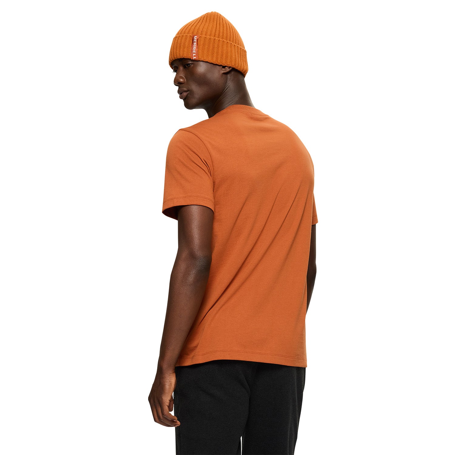 Polera Manga Corta Hombre For Life Naranjo Merrell