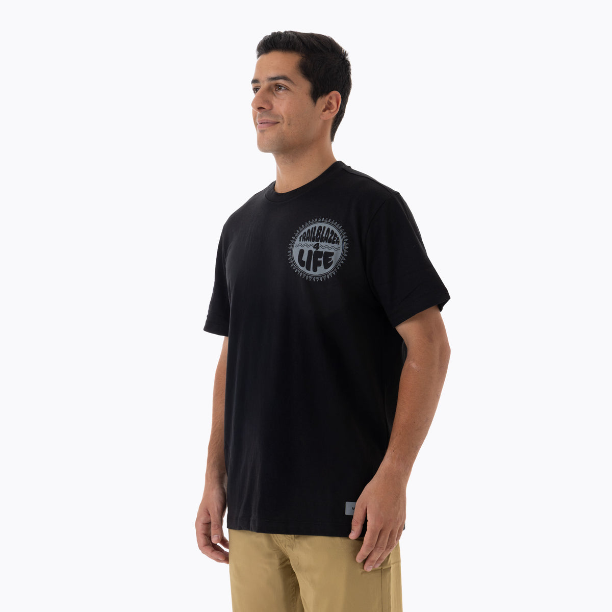 Polera Manga Corta Hombre Trailblazer 4 Life Negro Merrell