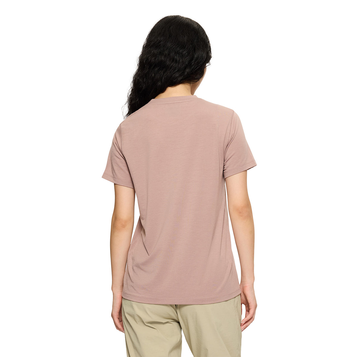 Polera Manga Corta Mujer Every Tencel Rosado Merrell