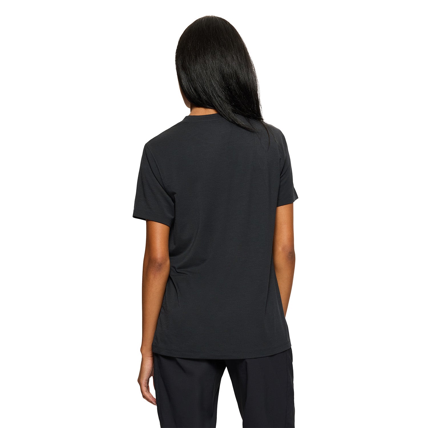 Polera Manga Corta Mujer Every Tencel Negro Merrell