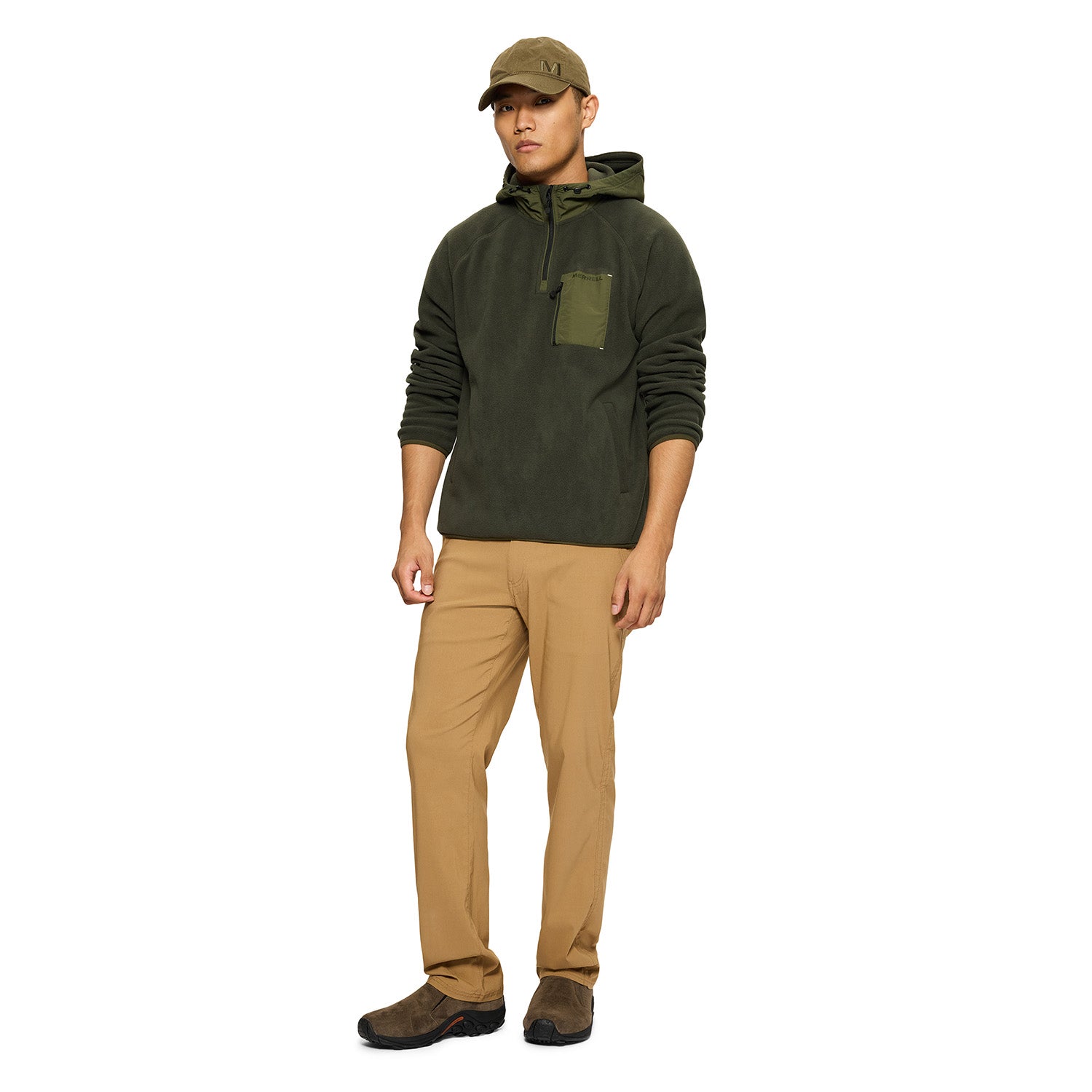 Polar Hombre Hooded Fleece Café Merrell