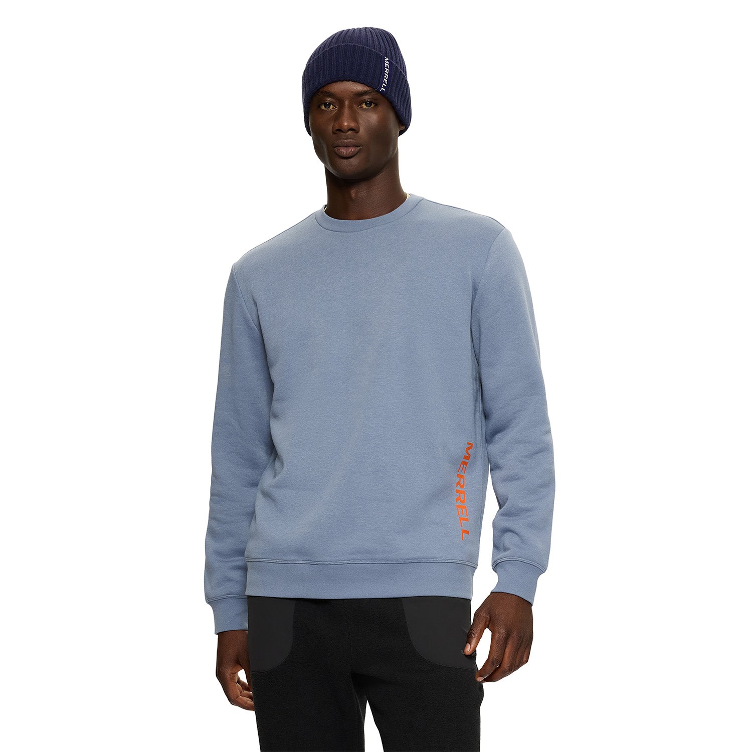 Poleron Hombre Dobby Azul Merrell