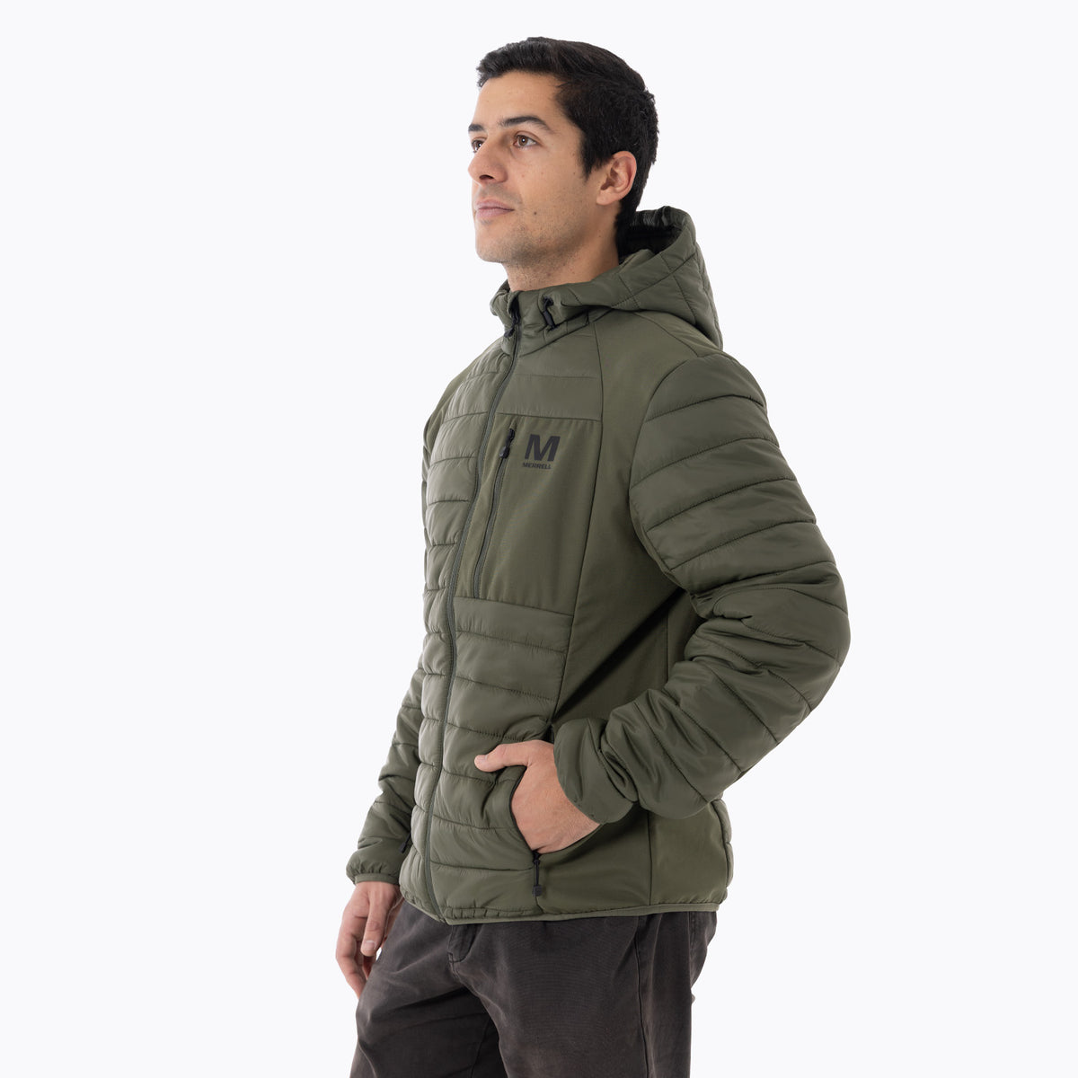 Parka Hombre Ares Lightweight Verde Merrell