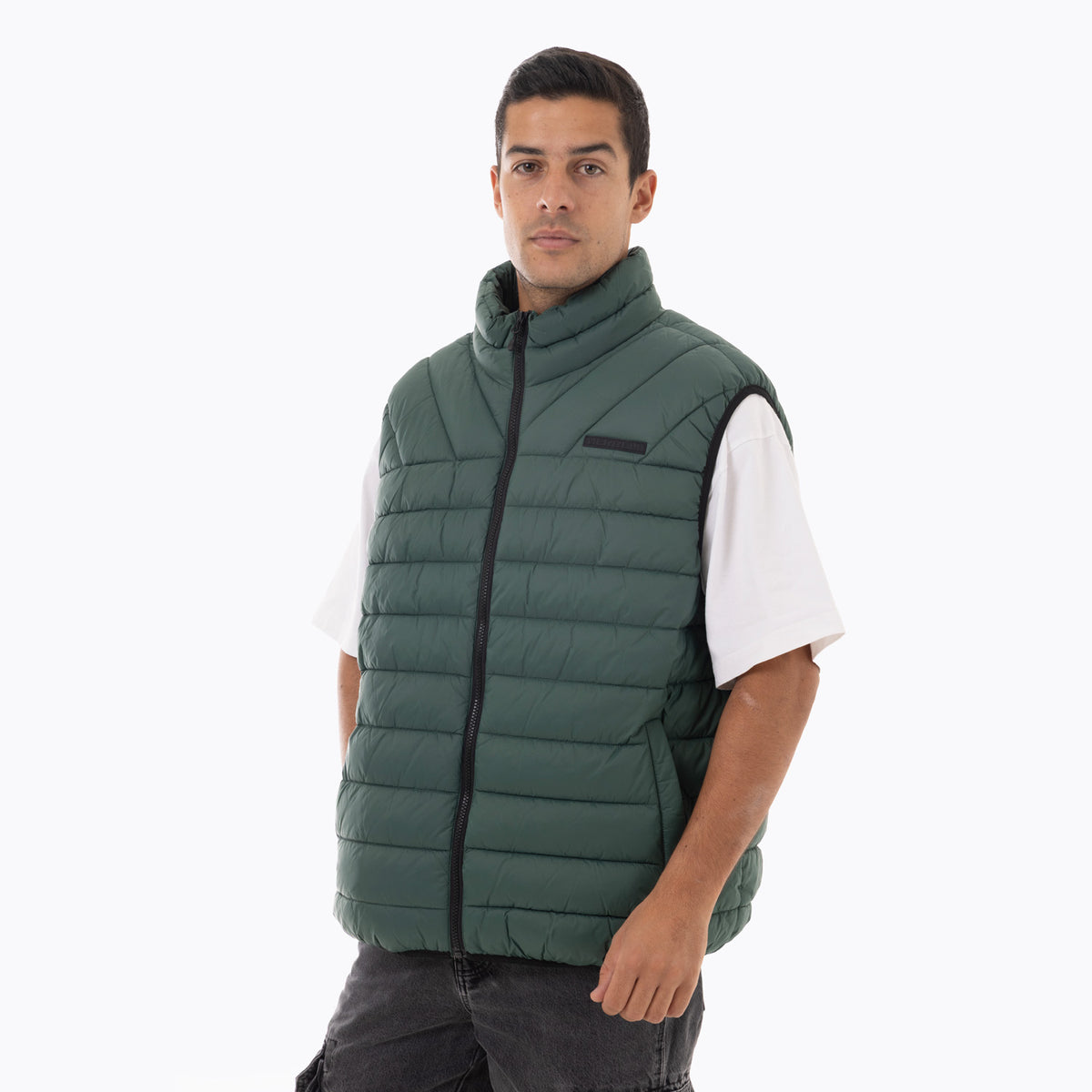 Parka Sin Mangas Hombre Kane Empacable Verde Merrell