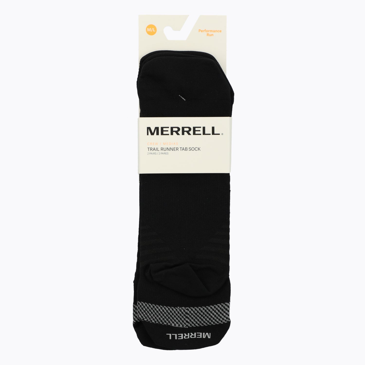 Calcetin Unisex Trail Runner Tab Negro Merrell