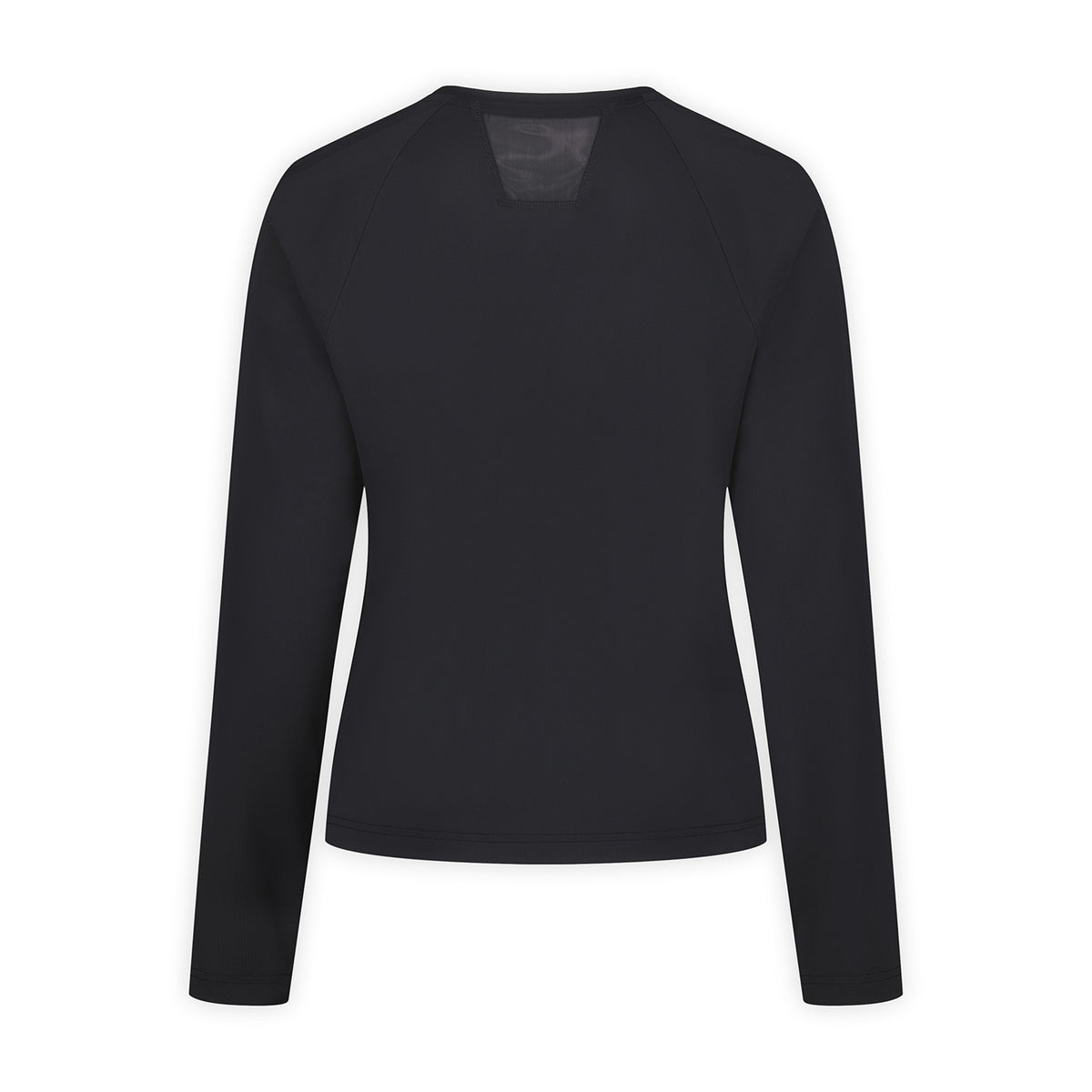 Polera Manga Larga Mujer Safan Running Raglan Negro Merrell