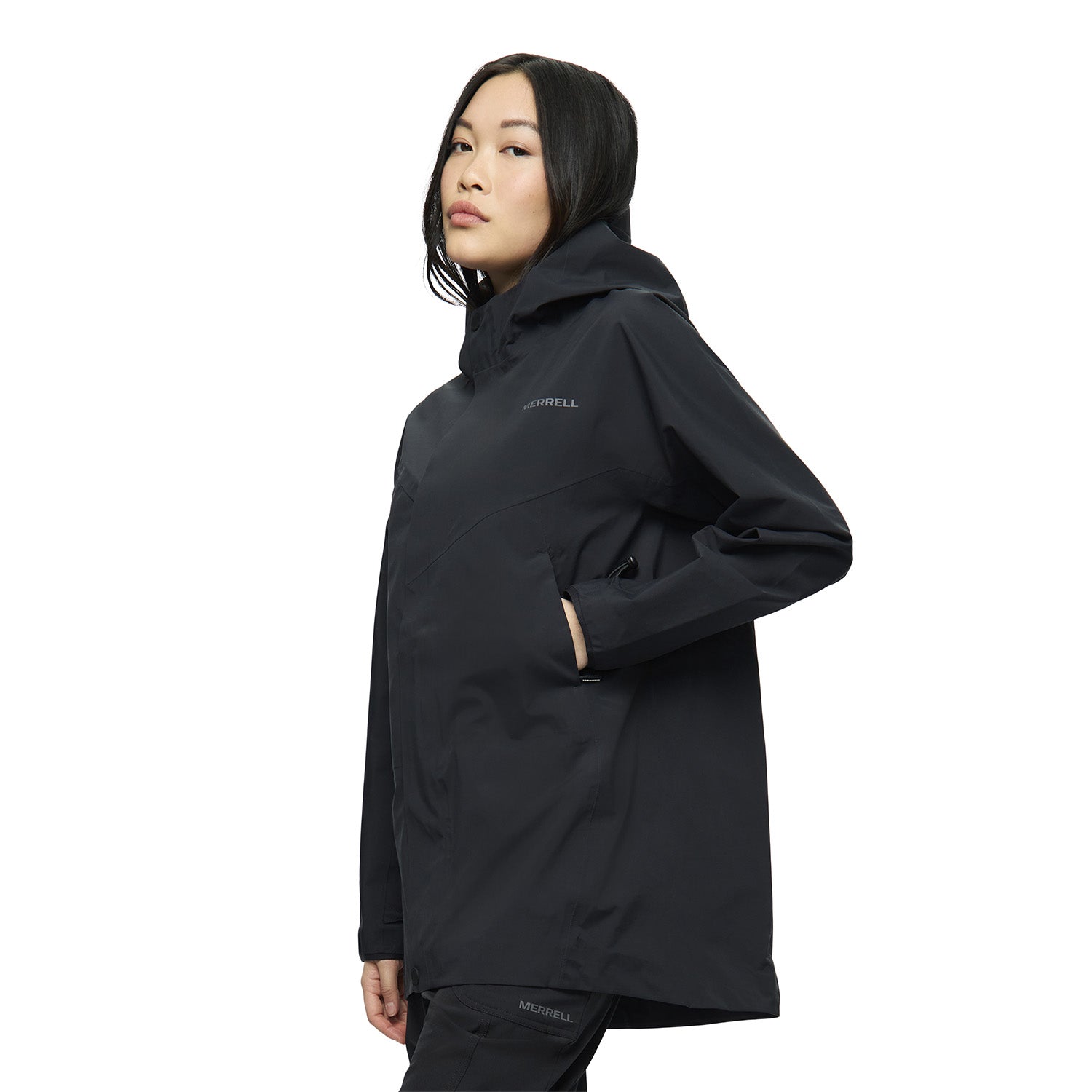 Impermeable Mujer Sadia Seam Sealed Raincoat Negro Merrell