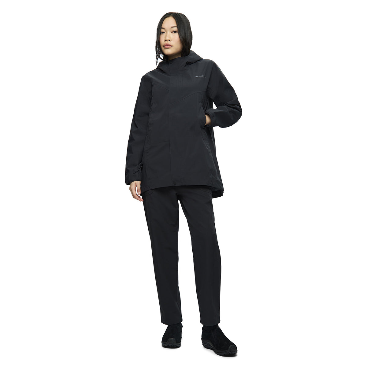 Impermeable Mujer Sadia Seam Sealed Raincoat Negro Merrell