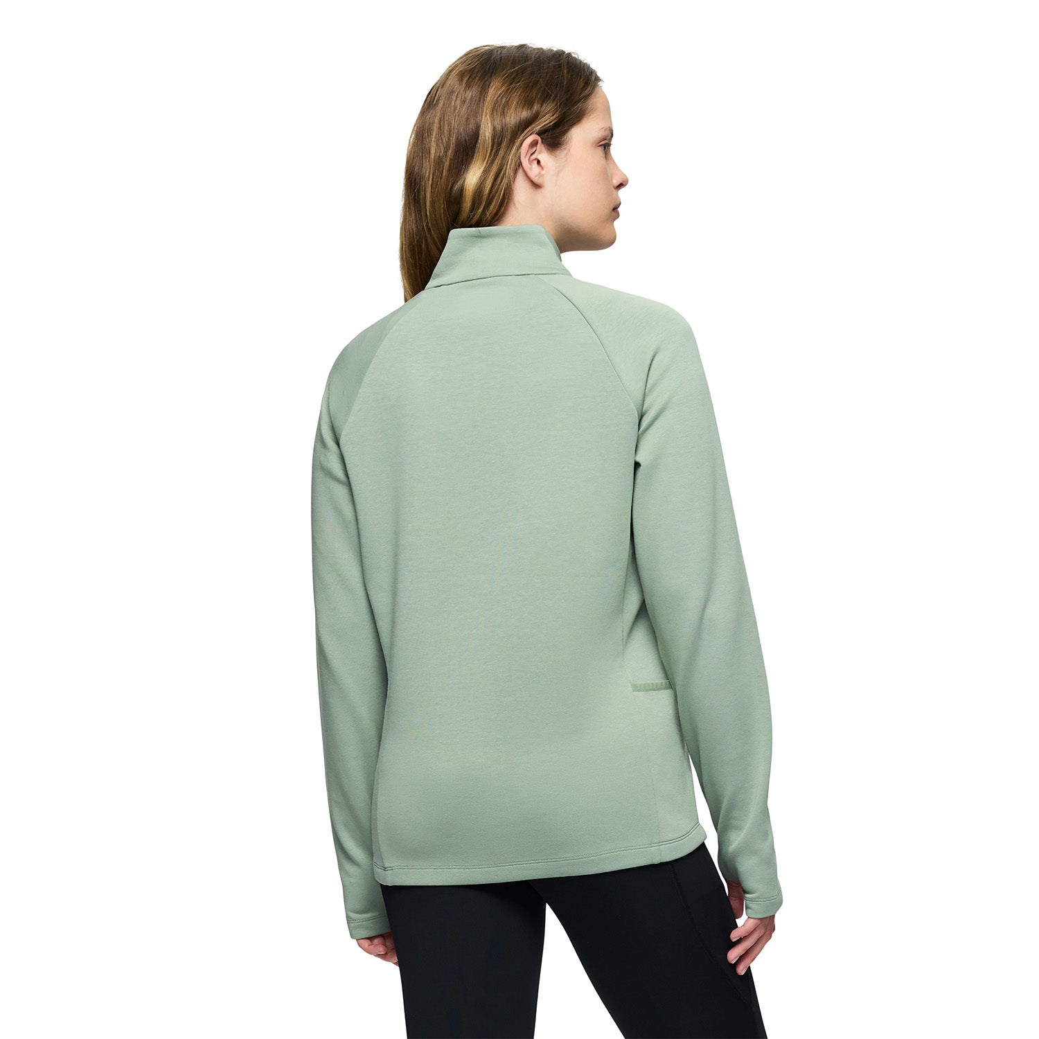 Polar Mujer Riley Quarter Mid Zip Layer Verde Merrell