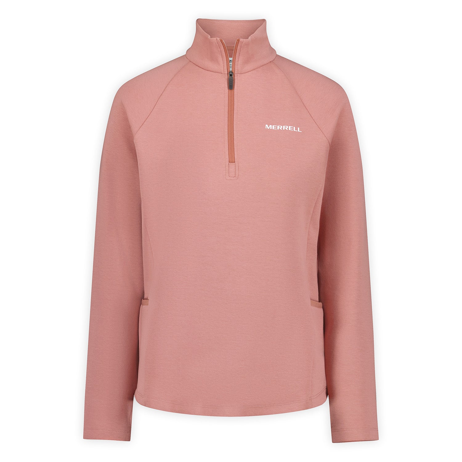 Polar Mujer Riley Quarter Mid Zip Layer Rosado Merrell
