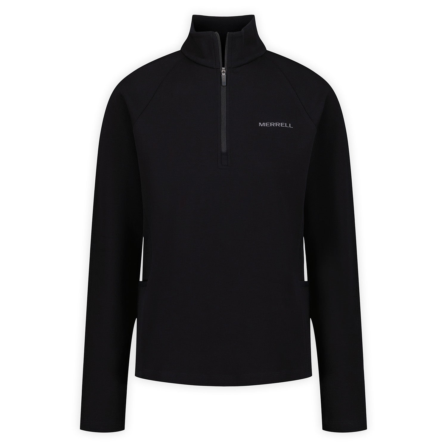 Polar Mujer Riley Quarter Mid Zip Layer Negro Merrell