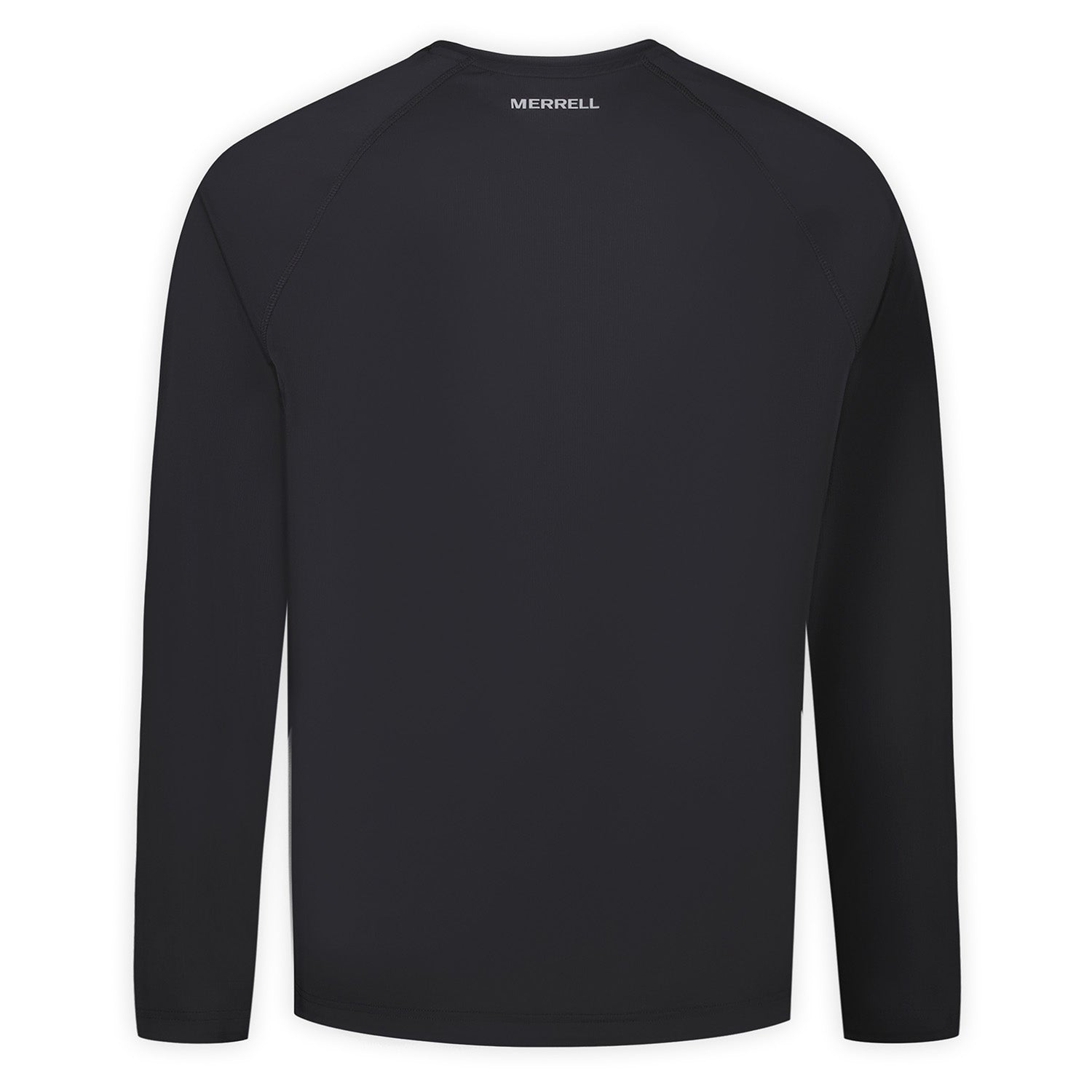 Polera Manga Larga Hombre Rowan Raglan Running Negro Merrell