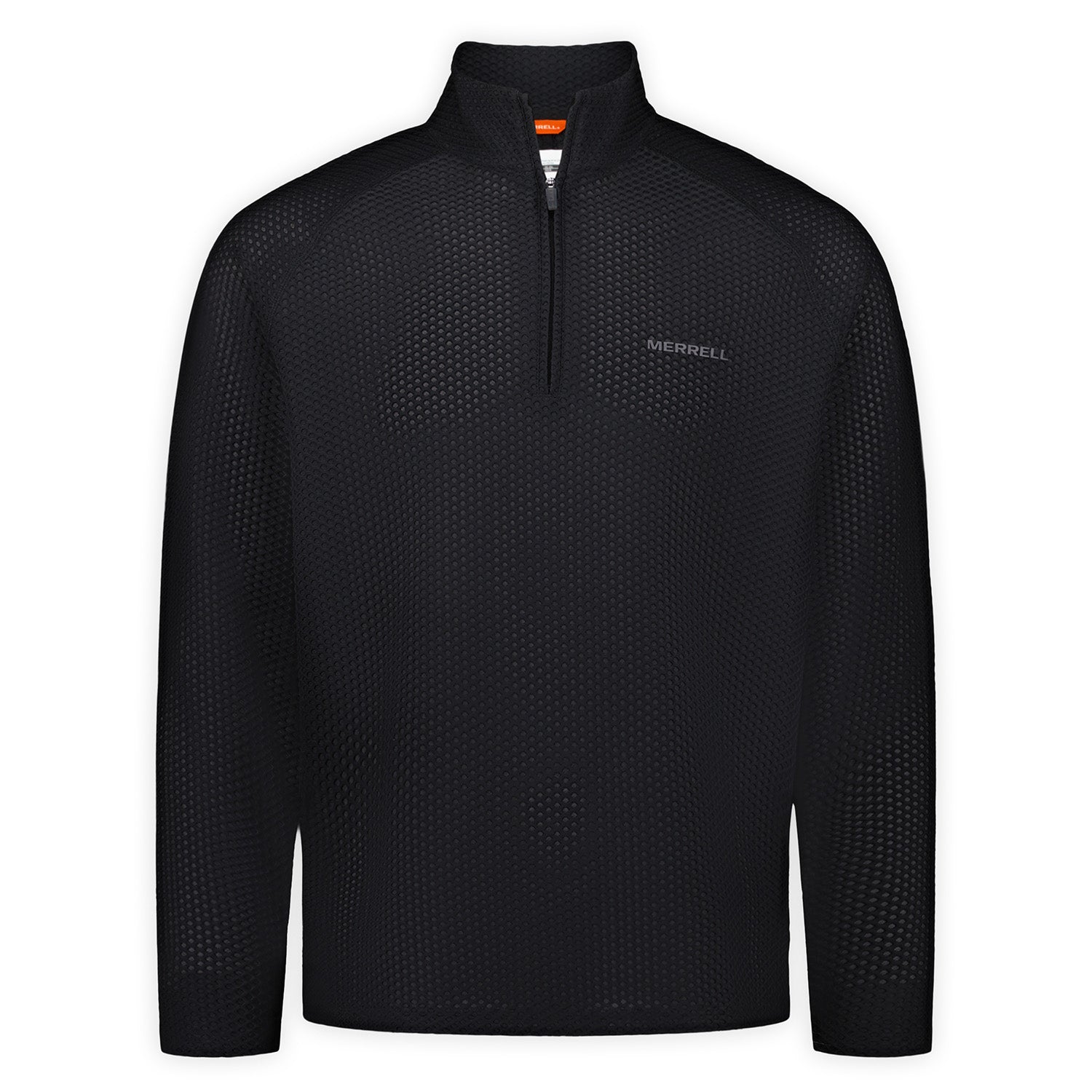Polar Hombre Teebo Mid Layer Texture 1/4 Zip Negro Merrell
