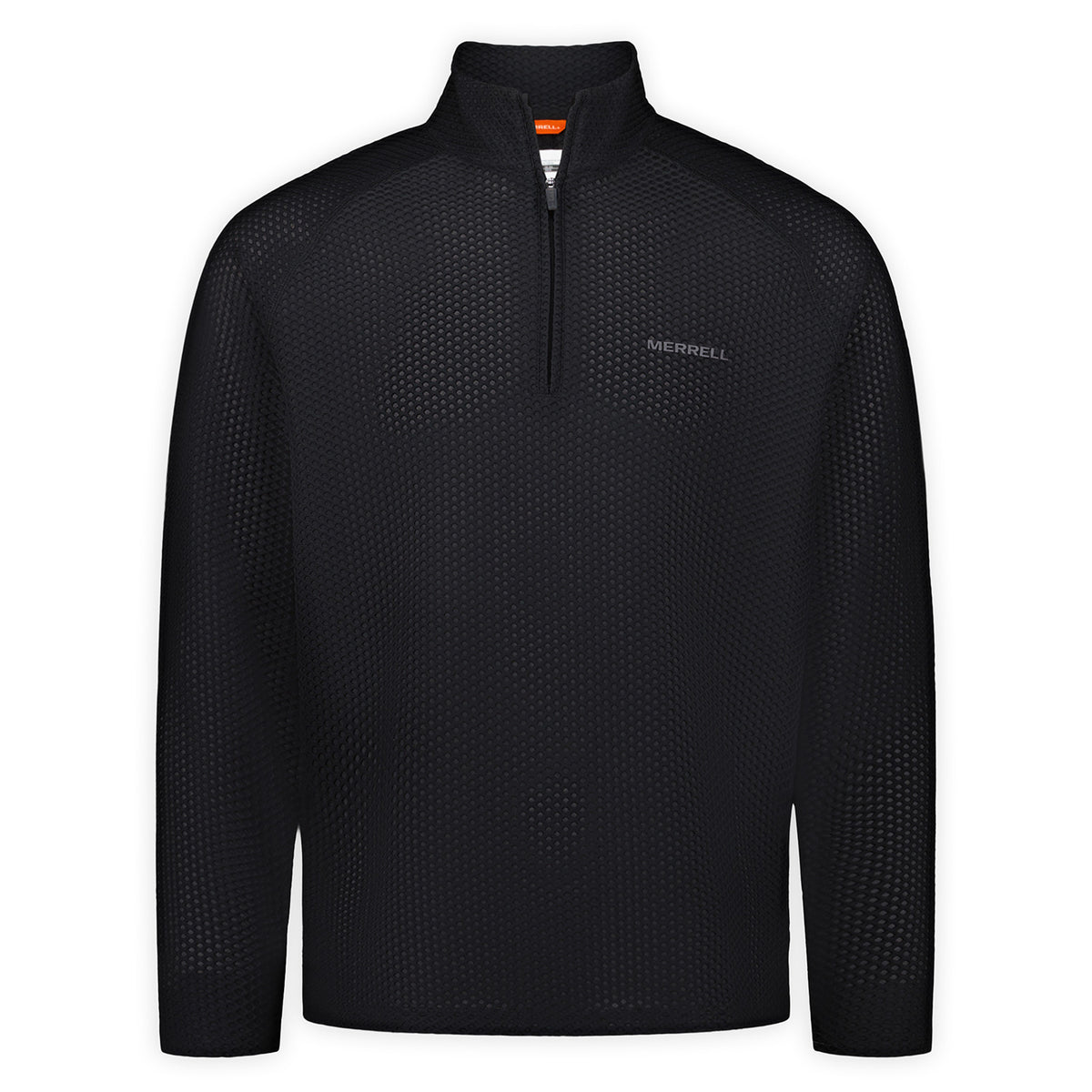 Polar Hombre Teebo Mid Layer Texture 1/4 Zip Negro Merrell