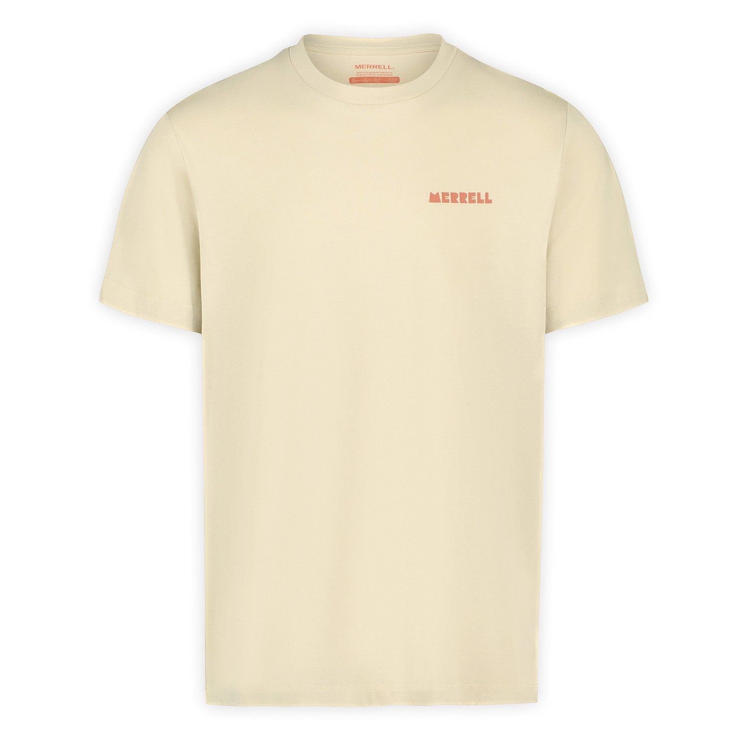 Polera Manga Corta Hombre Trails Graphic Beige Merrell
