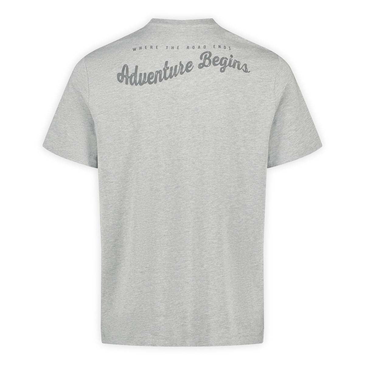 Polera Manga Corta Hombre Adventure Graphic Gris Merrell