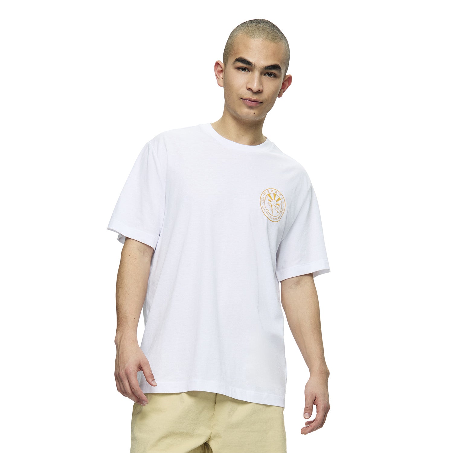 Polera Manga Corta Hombre Outdoor Life Graphic Blanco Merrell