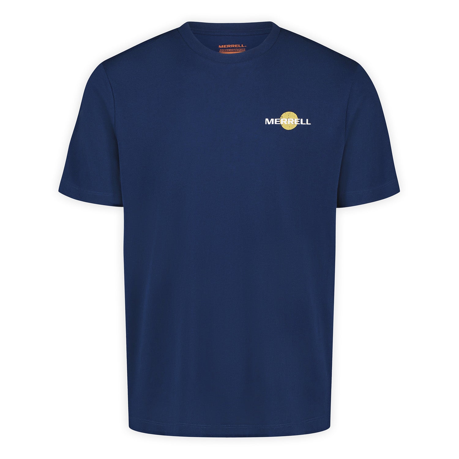 Polera Manga Corta Hombre Sierra Redwood Graphic Azul Merrell