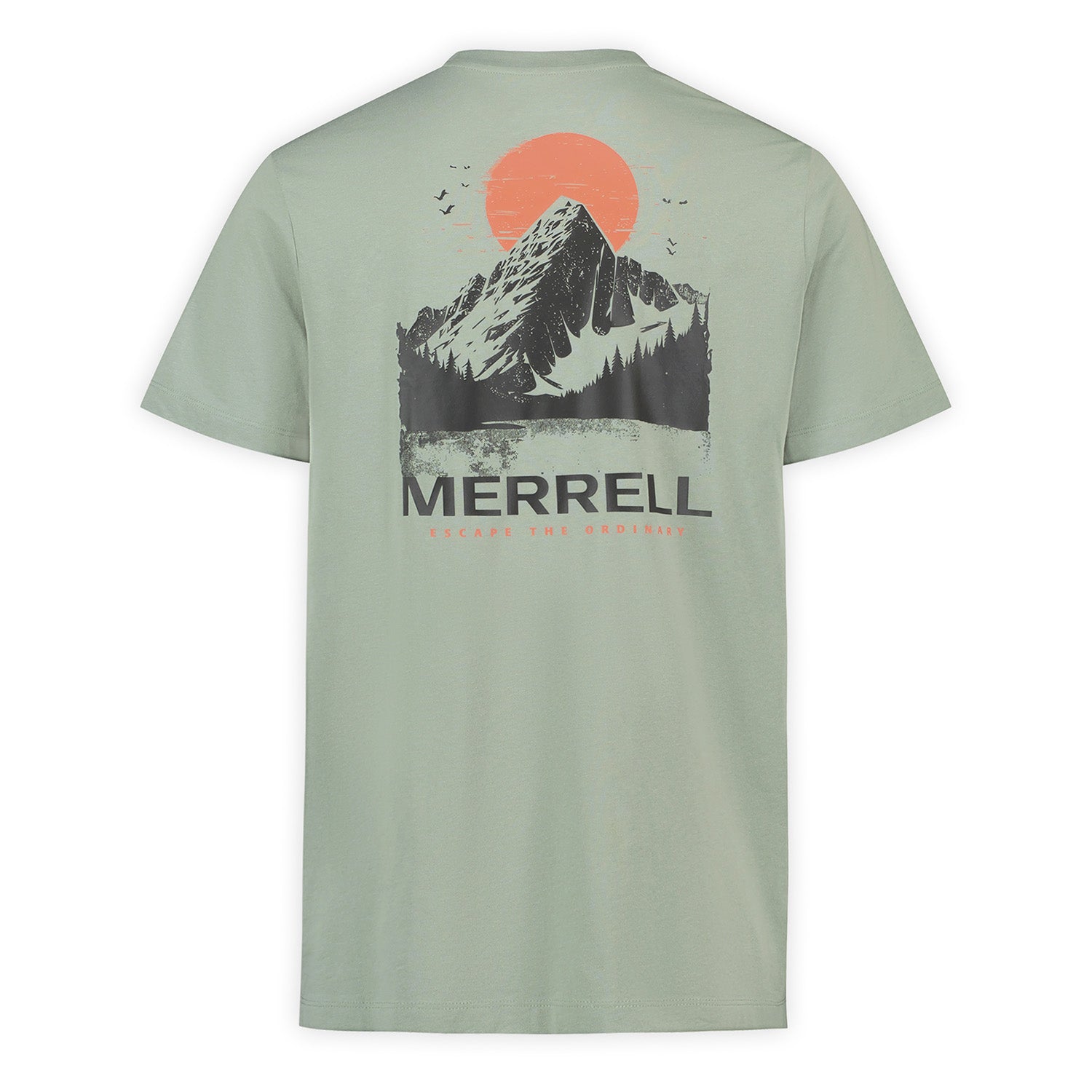 Polera Manga Corta Hombre Sunset View Graphic Verde Merrell