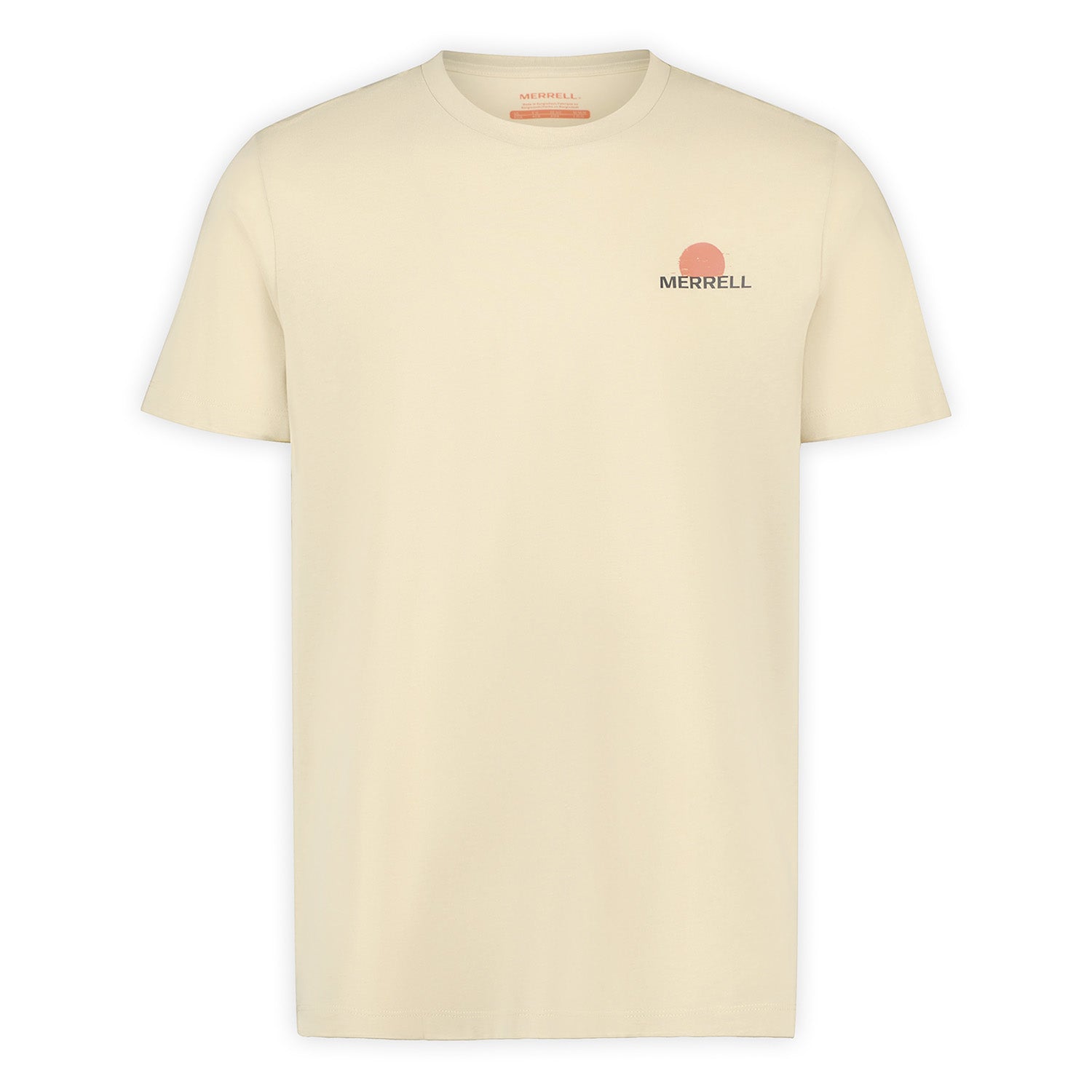 Polera Manga Corta Hombre Sunset View Graphic Beige Merrell