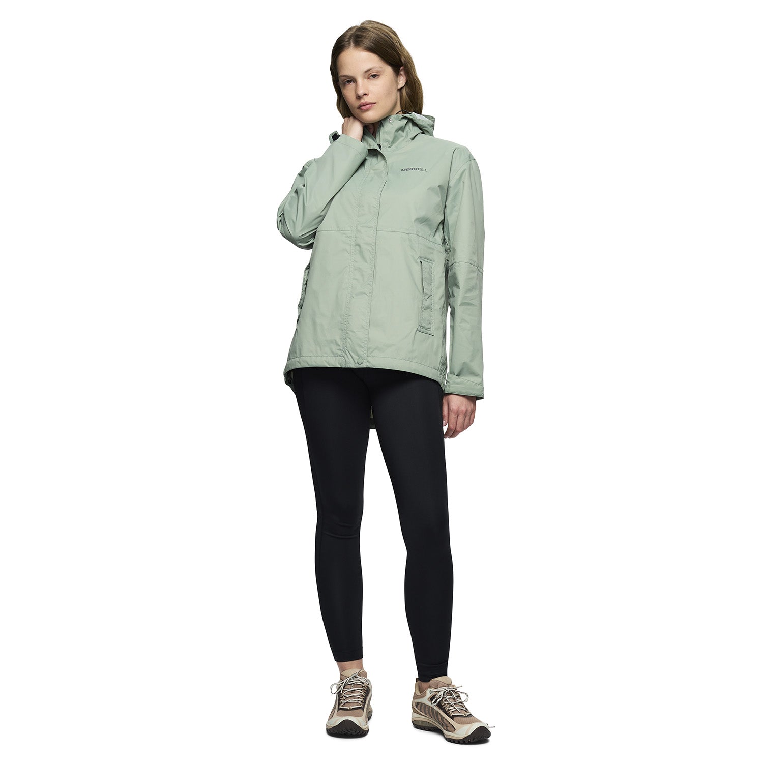 Impermeable Mujer Fallon Rain Verde Merrell