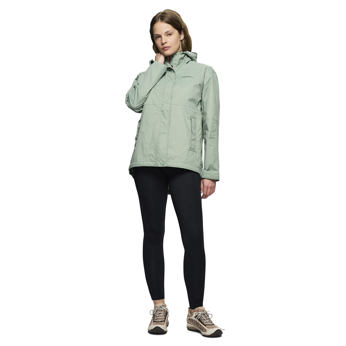 Impermeable Mujer Fallon Rain Verde Merrell