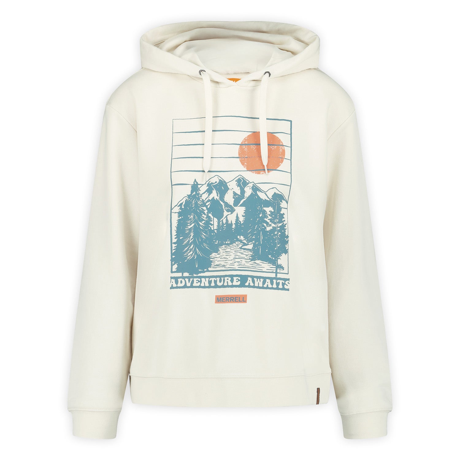 Poleron Mujer Scenic Route Graphic  Gris Claro Merrell