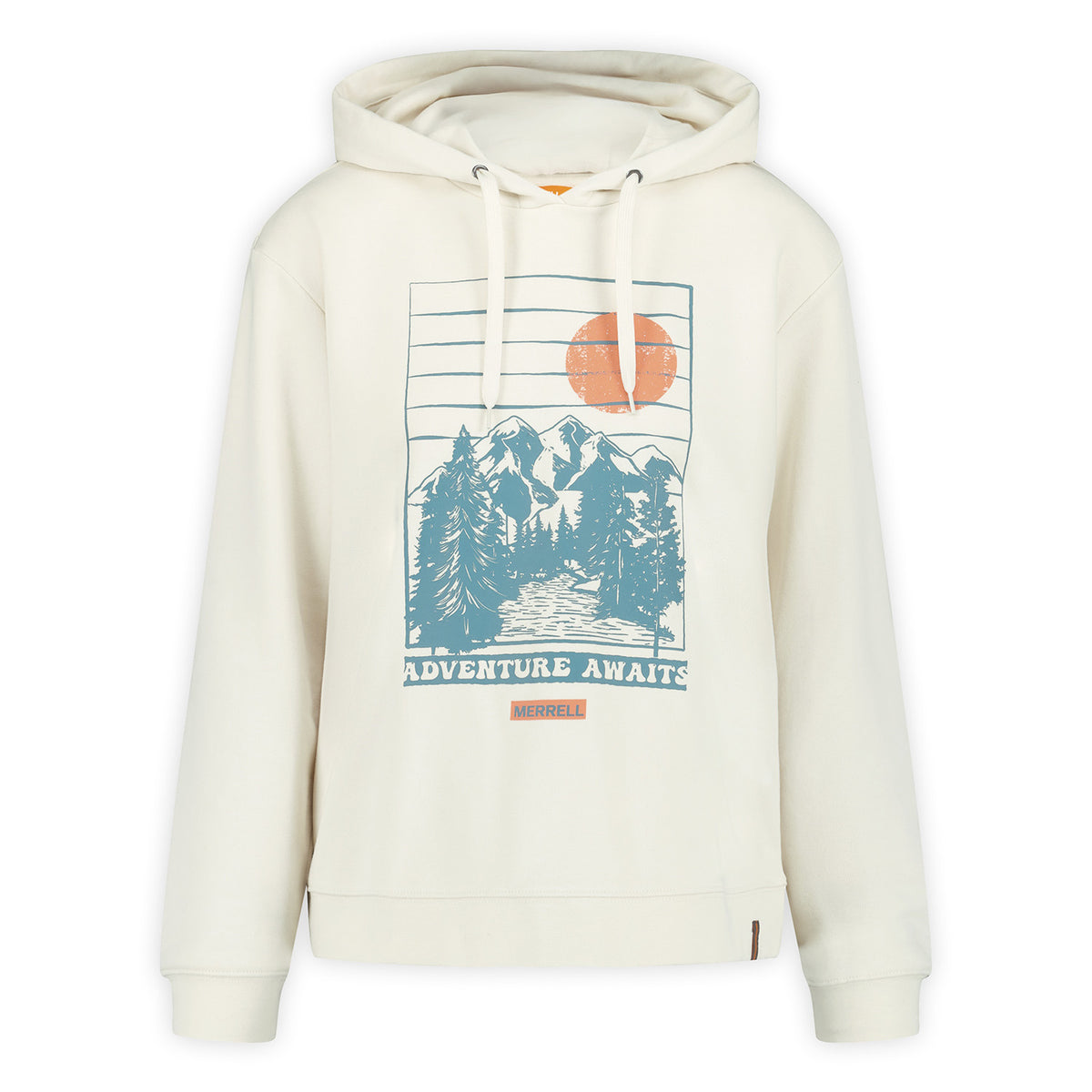 Poleron Mujer Scenic Route Graphic  Gris Claro Merrell