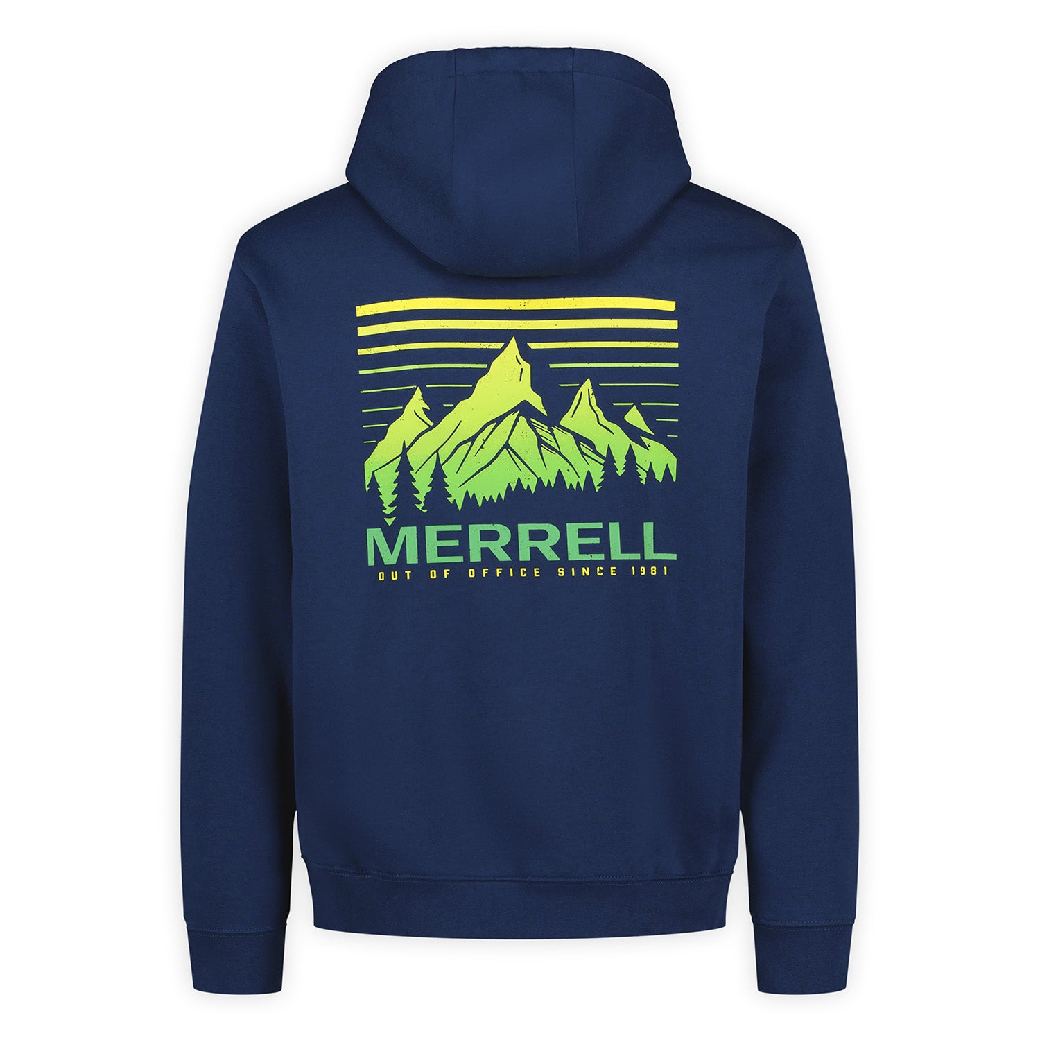 Poleron Hombre  1981 Graphic Azul Merrell