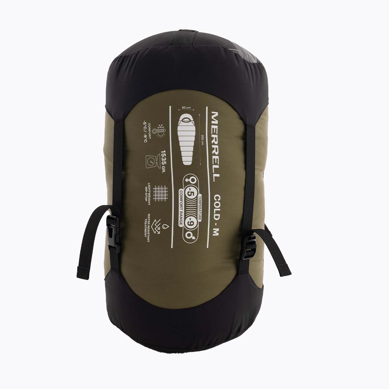 Saco de Dormir Unisex Cold -5°C y -9°C Verde Merrell