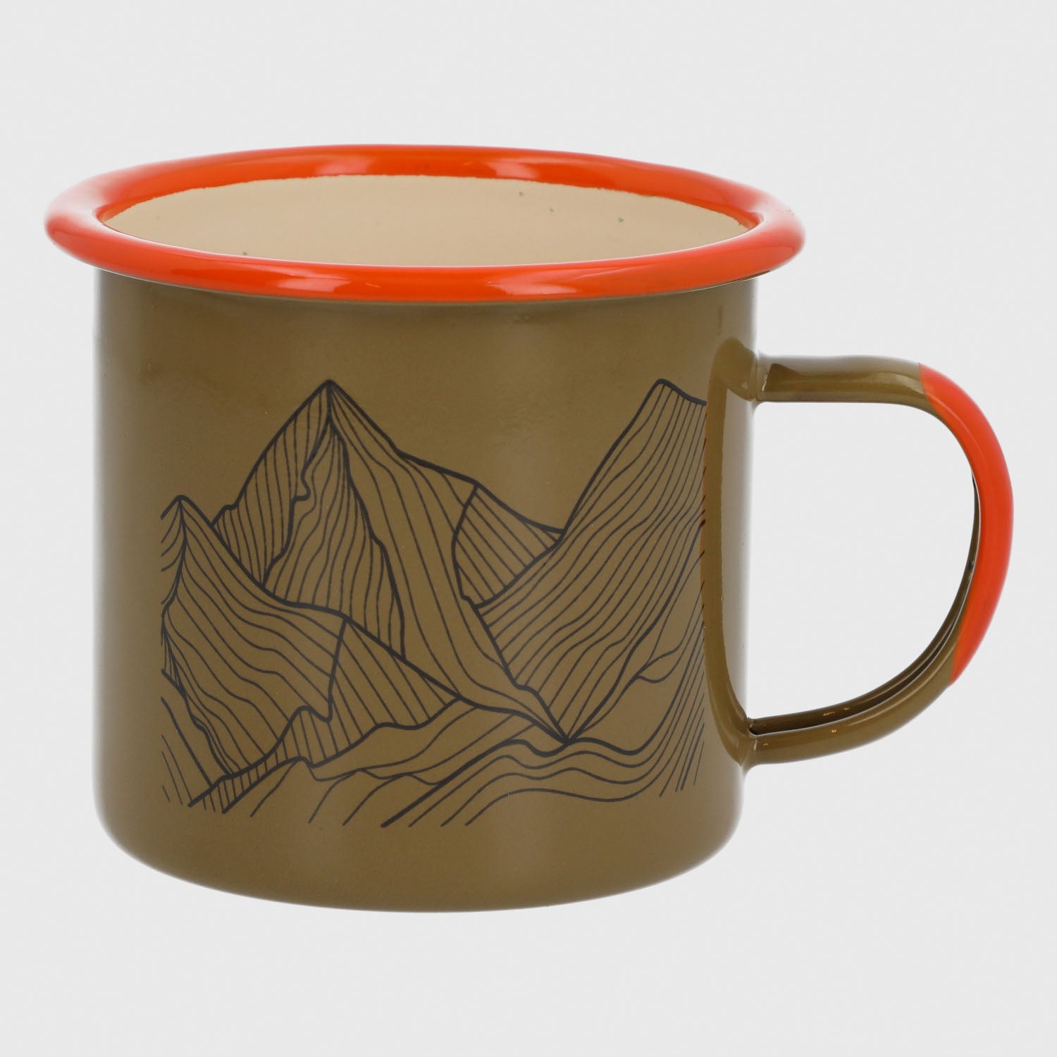 Tazon Unisex Chiricoca Enamel Mug Beige Oscuro Merrell