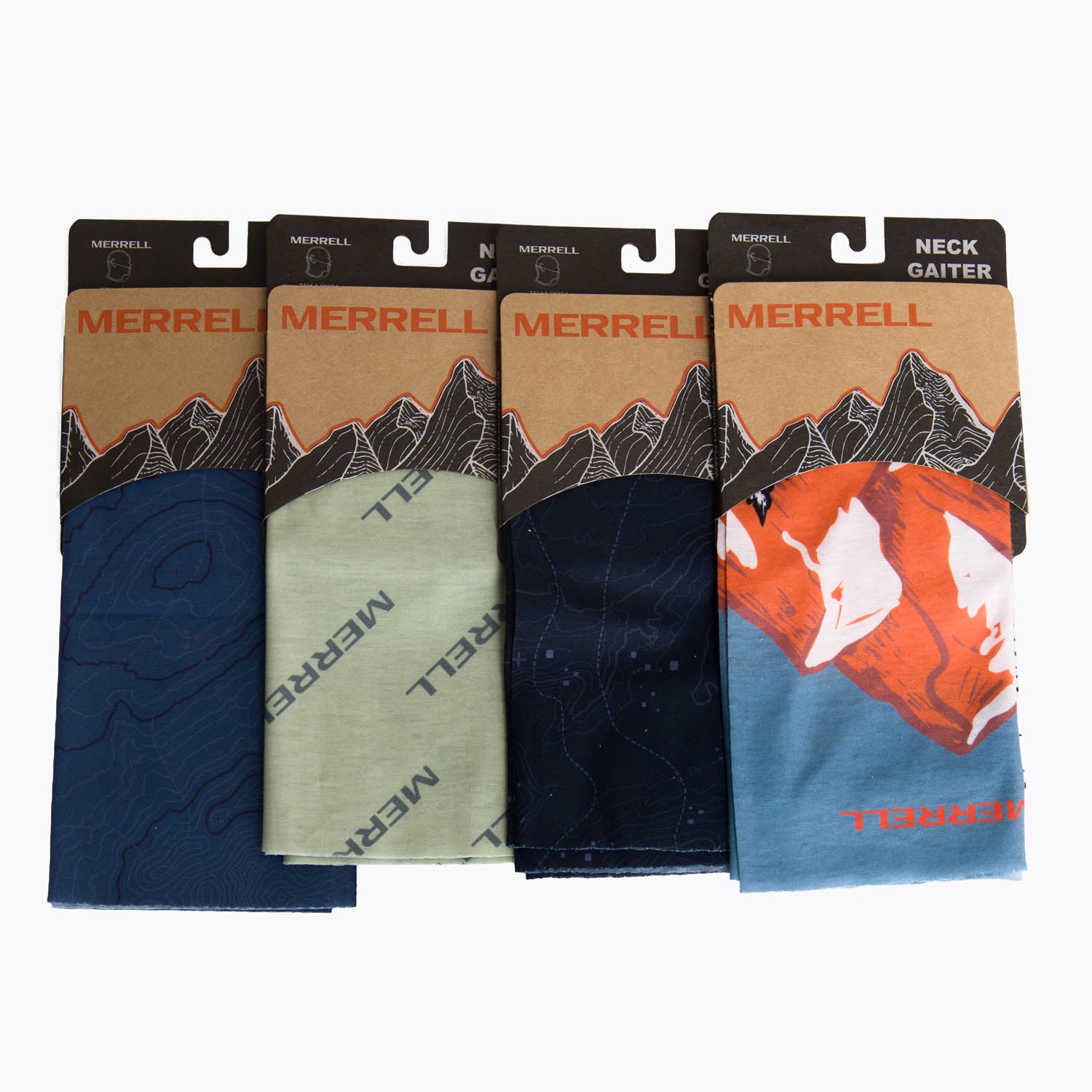 Cuello Unisex Nuco Full Print Azul Oscuro Merrell