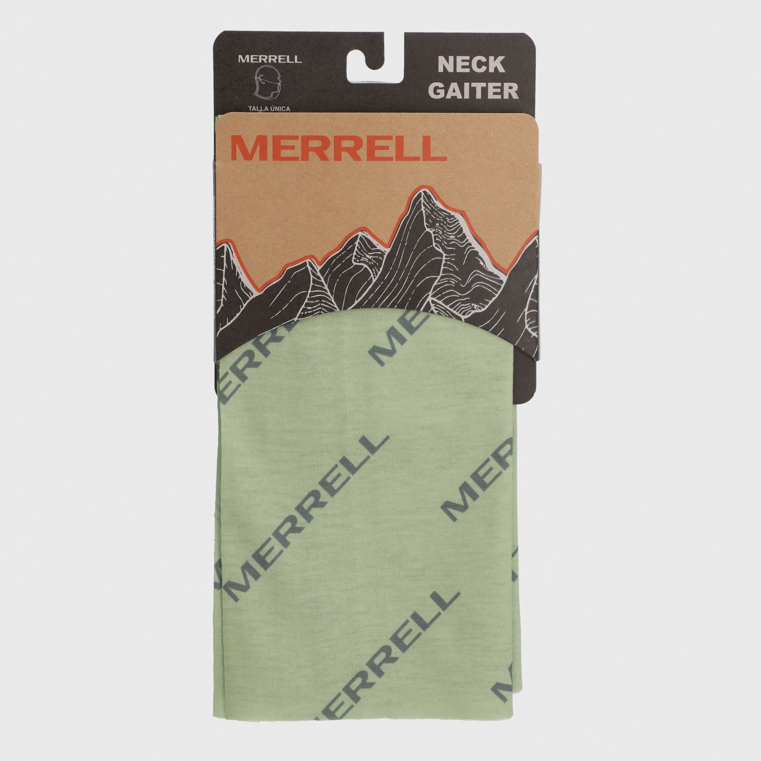 Cuello Unisex Parina Full Print Verde Claro Merrell