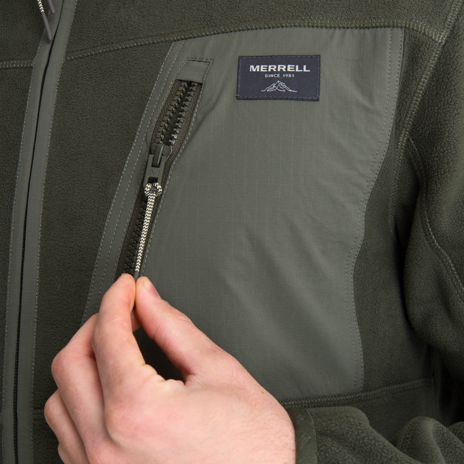 Polar Hombre Microfleece Wellington Verde Oscuro Merrell