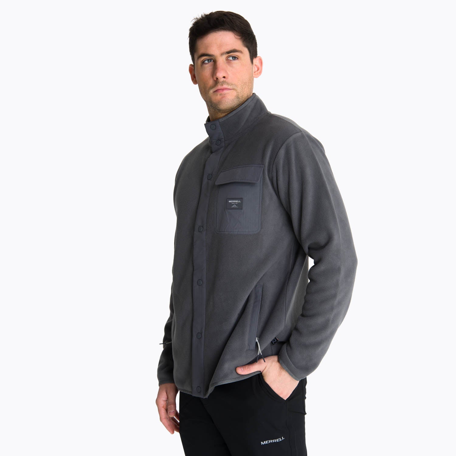 Polar Hombre Microfleece Greymouth Gris Merrell