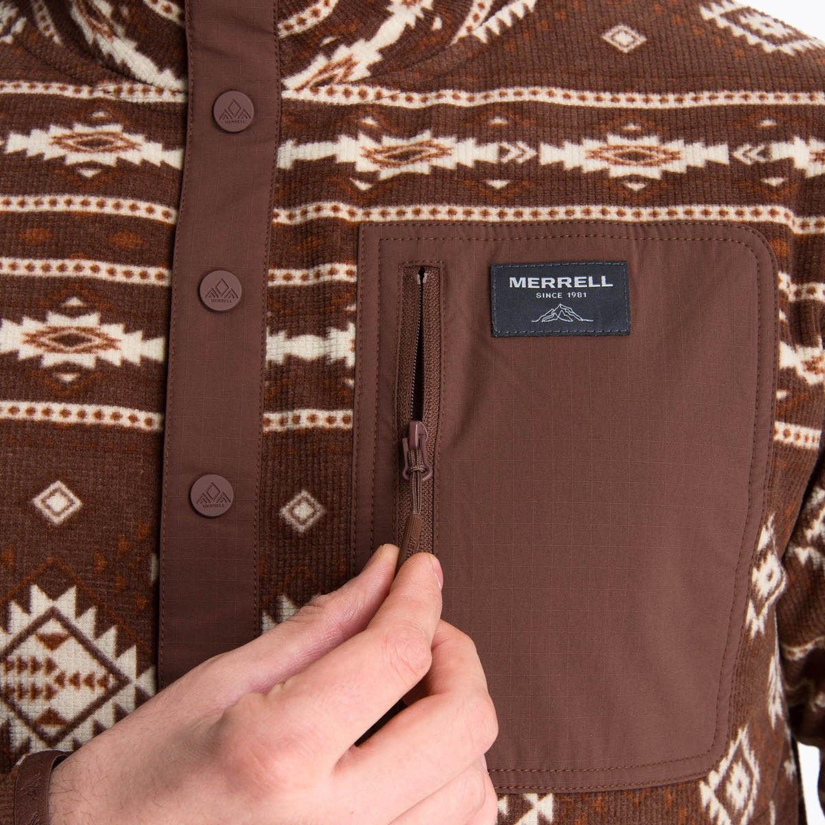 Polar Hombre Microfleece Christ Café Merrell