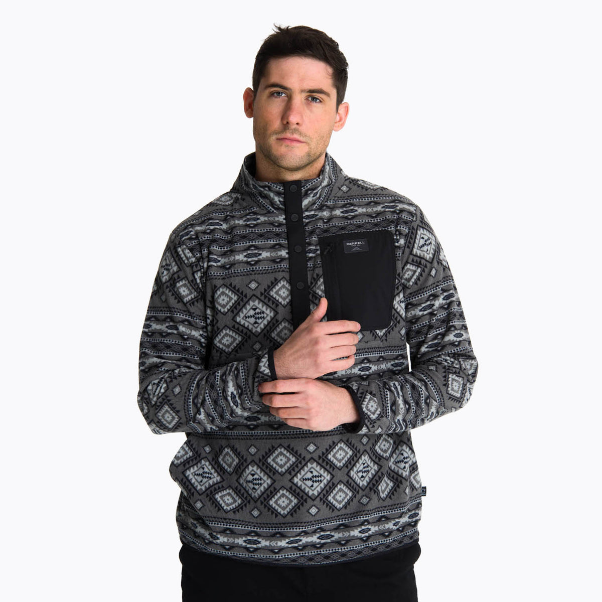 Polar Hombre Microfleece Christ Negro Merrell