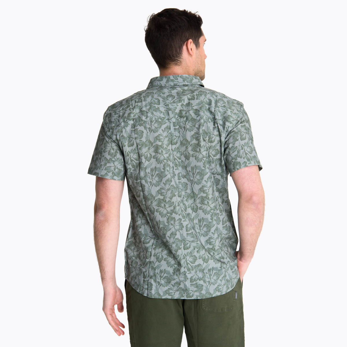 Camisa Manga Corta Hombre Bluff Verde Merrell